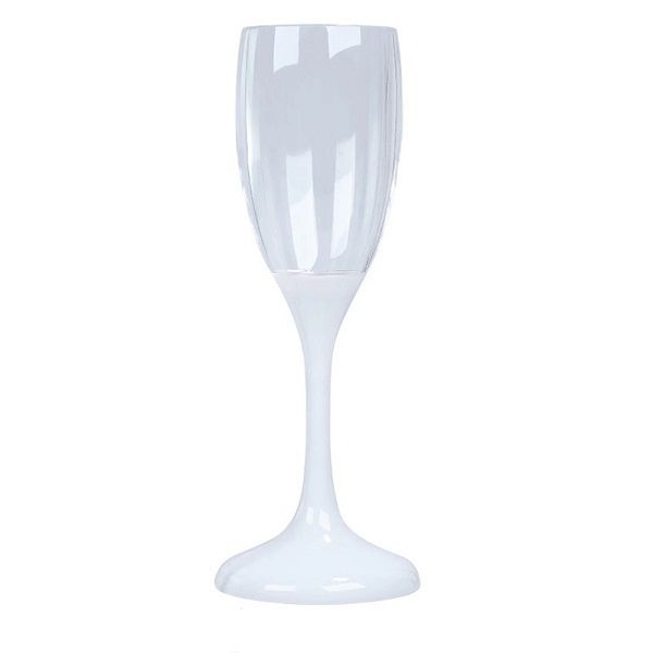 120ml Liquid Activated LED Champagne Flute – Orange Light-Up Glass