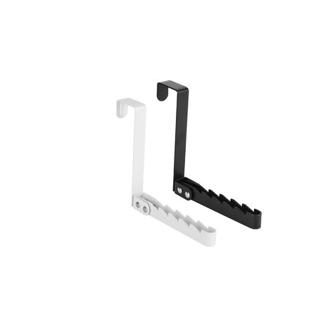 2-Piece Folding Over Door Hanger Over Door Hooks