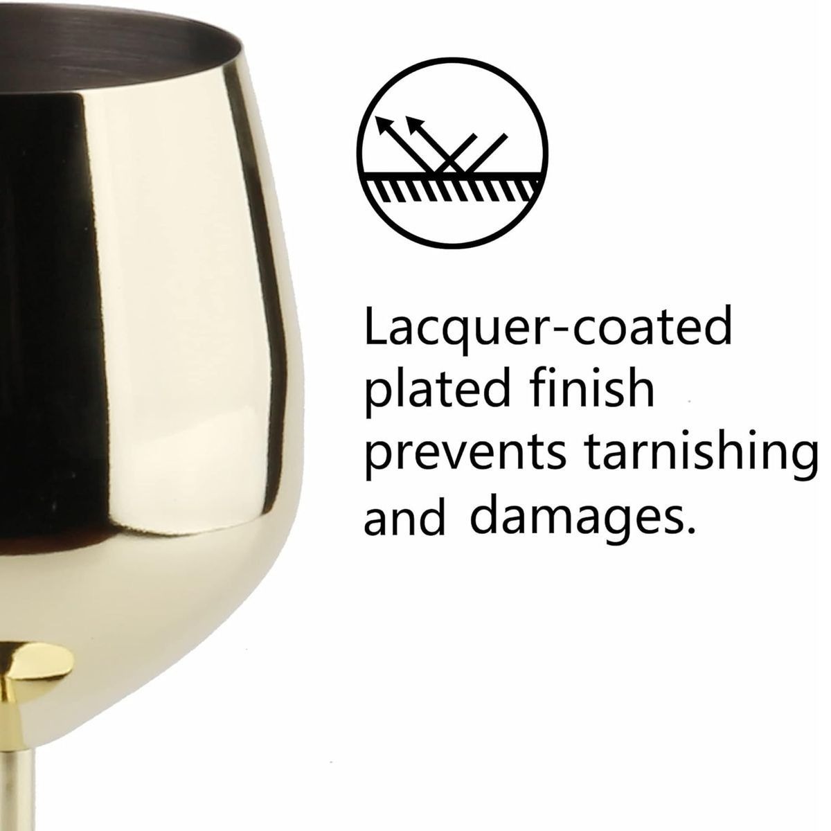 2 Piece Stainless Steel Wine Glasses Unbreakable Metal Wine Glasses Wine variant image 4