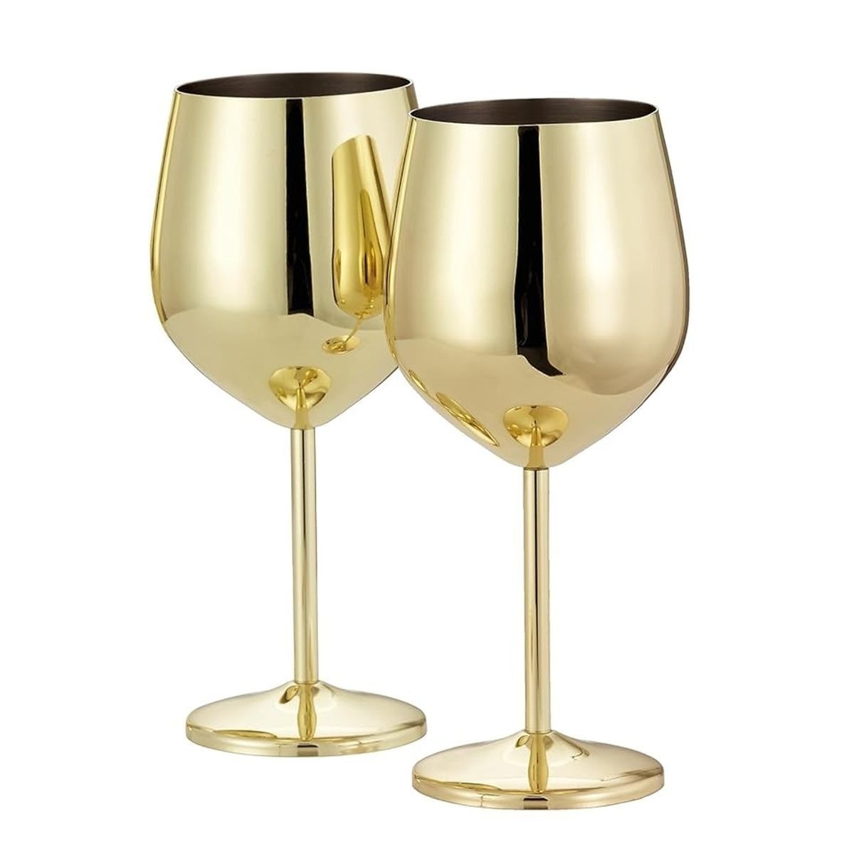 2 Piece Stainless Steel Wine Glasses Unbreakable Metal Wine Glasses Wine