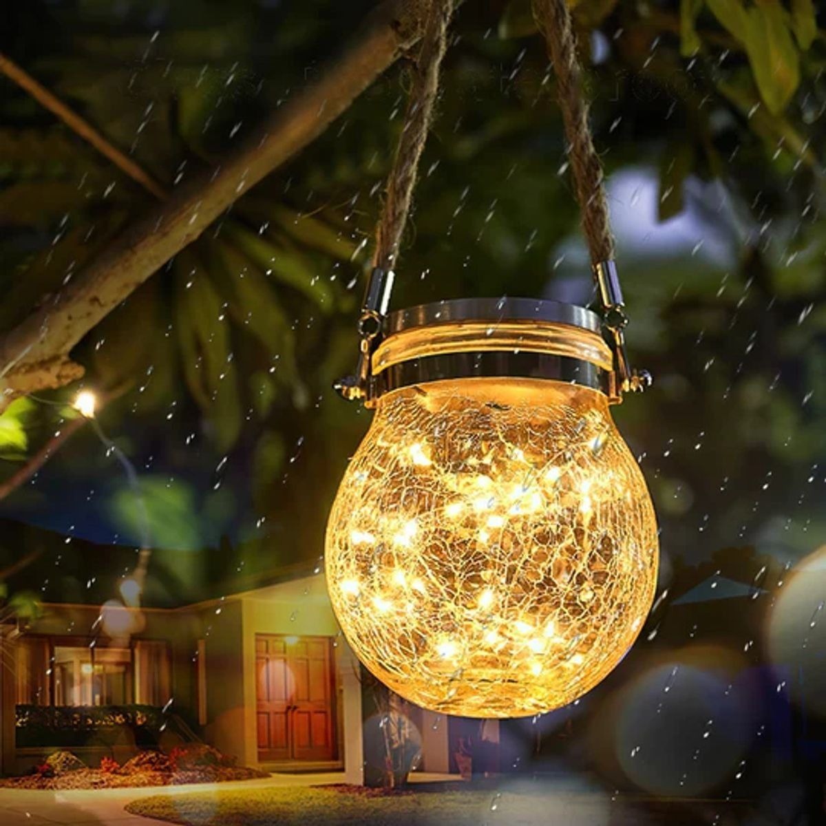 20 Led Solar Crack Ball Light variant image 2