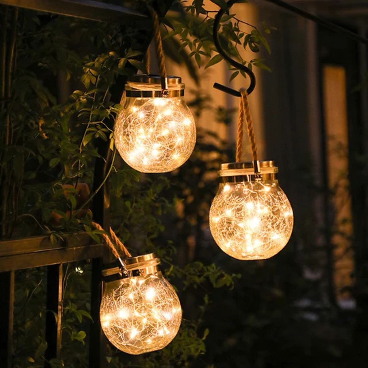 20 Led Solar Crack Ball Light variant image 4