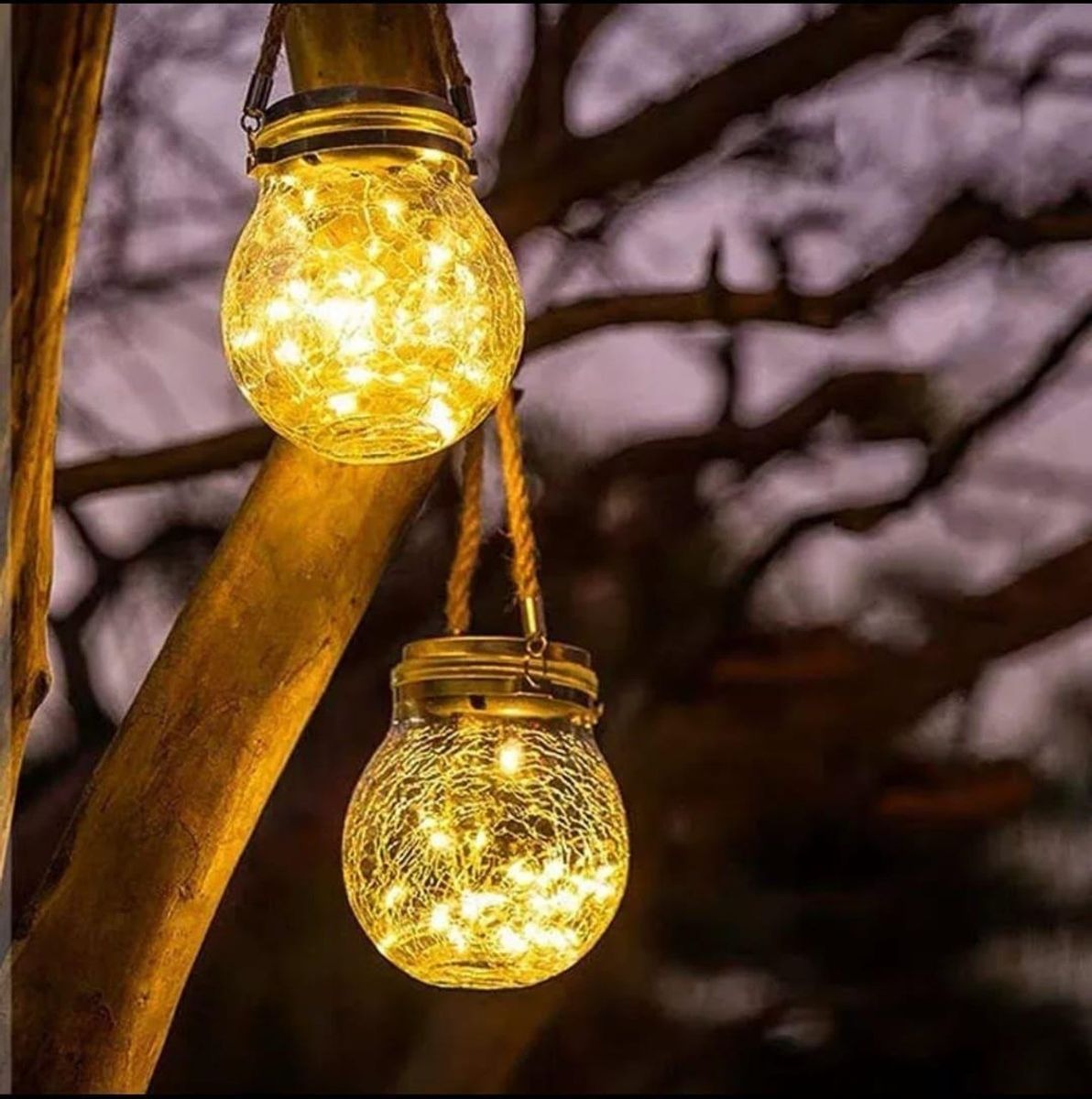 20 Led Solar Crack Ball Light variant image 5