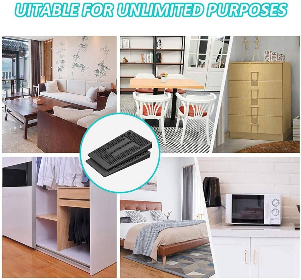 20-Piece Non-Slip Furniture Levelling Pads variant image 3