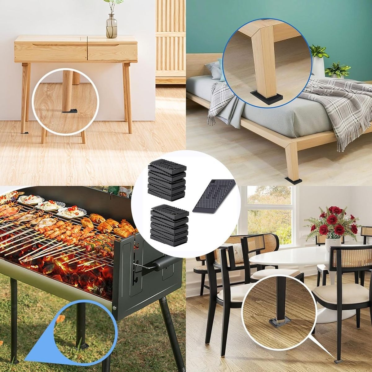 20-Piece Non-Slip Furniture Levelling Pads variant image 4