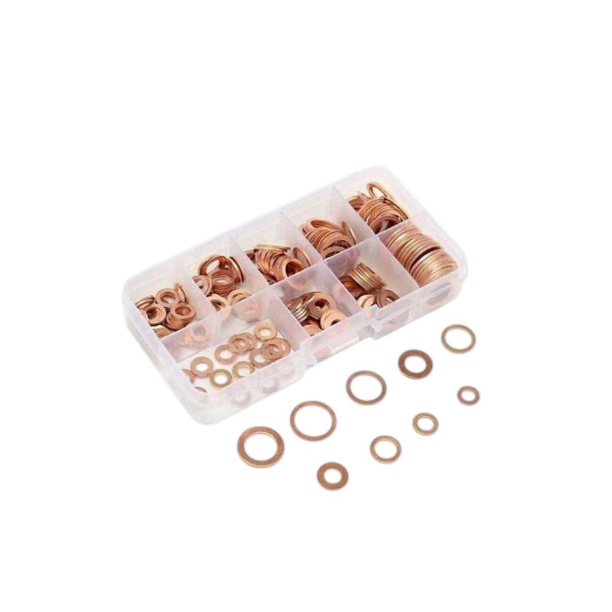 200 Pieces of Metric Flat Sealing Washers Assortment Kit variant image 2