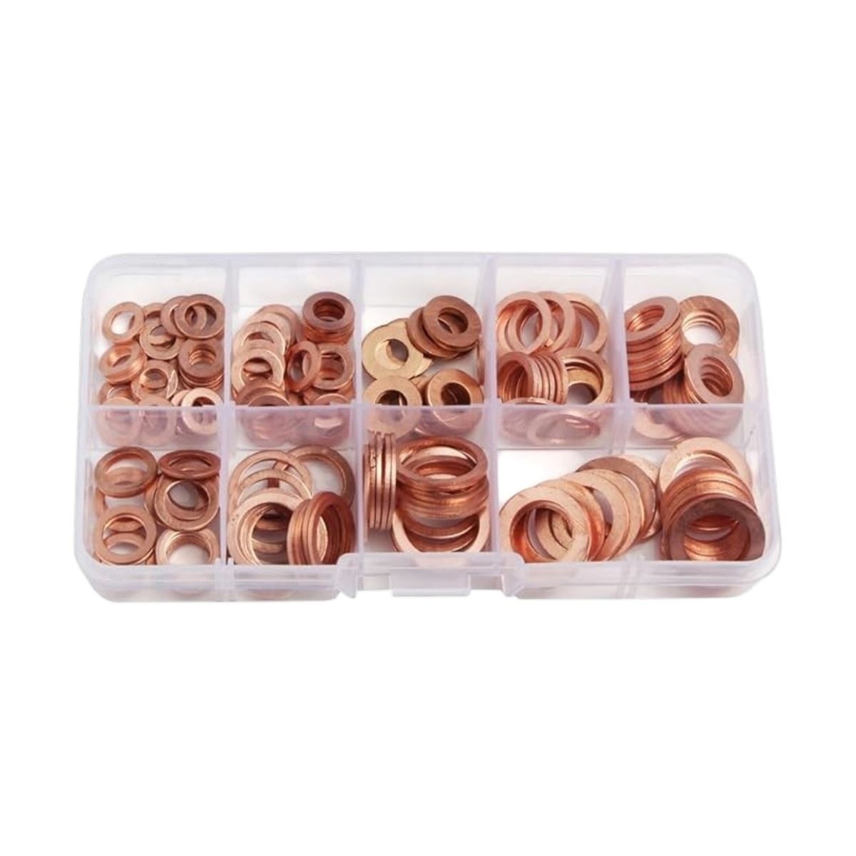 200 Pieces of Metric Flat Sealing Washers Assortment Kit