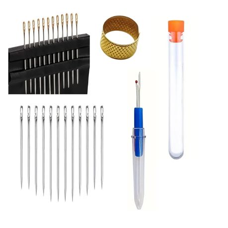 26 Pack Self Threading Sewing Needle Set