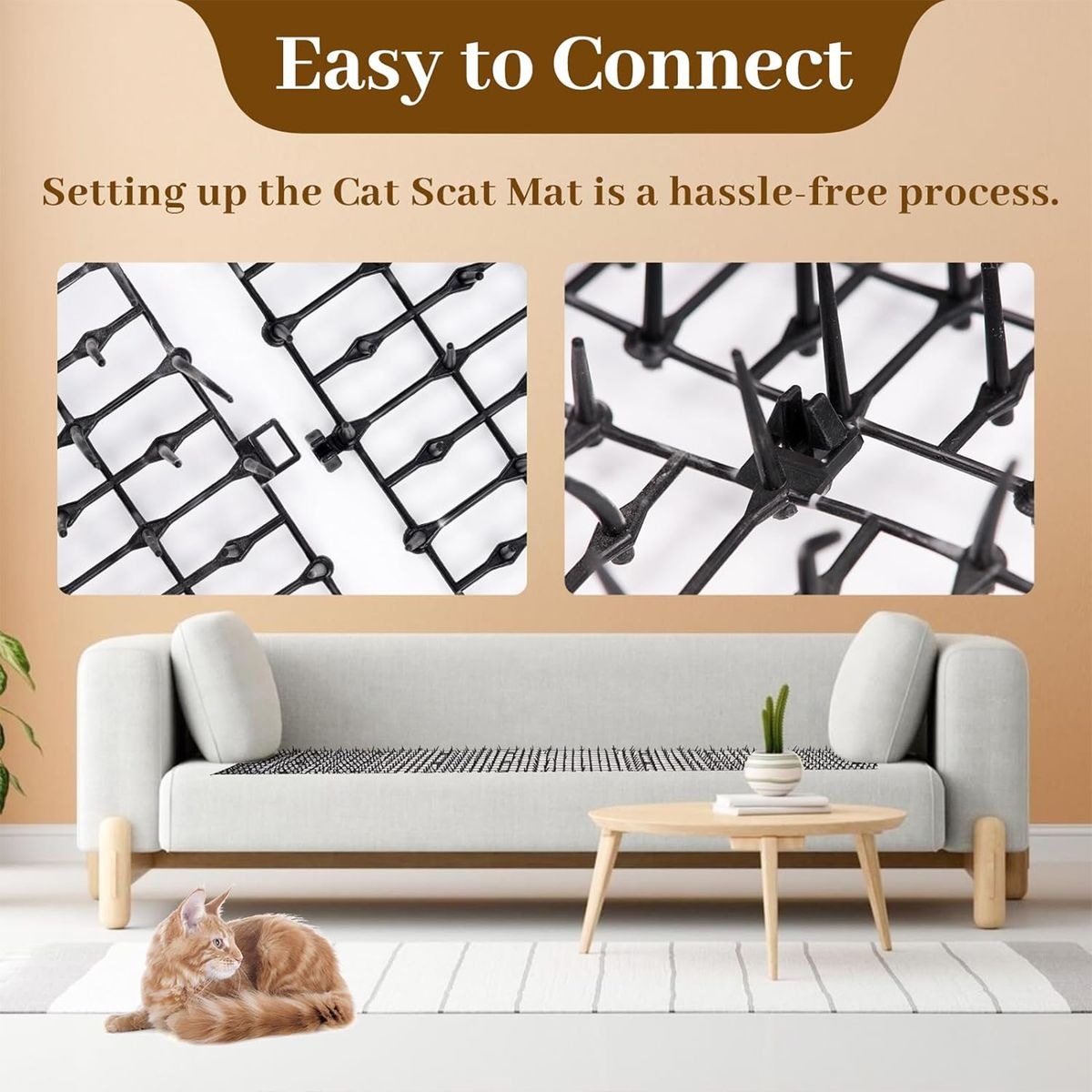 2M Cat Scat Mat with Spikes | variant image 3