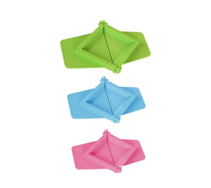 3-Piece Square Dumpling Press Mold Set