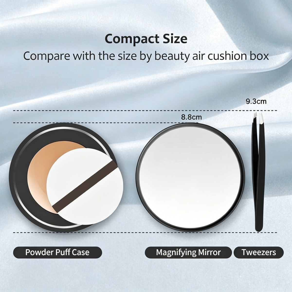 30X Magnifying Mirror with Suction Cups & Tweezers variant image 4