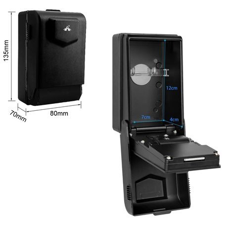 4-Digit Combination Key Lock Box with Wall Mount variant image 4