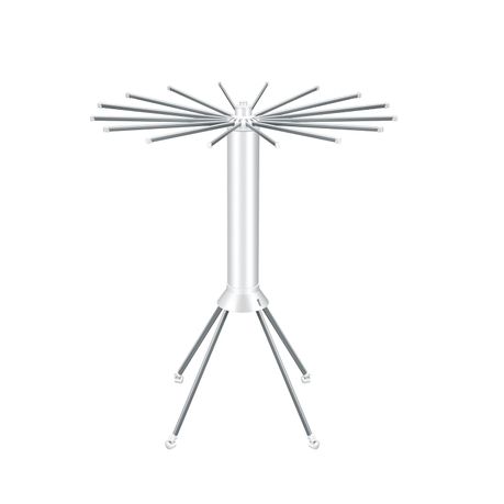 4-Legged Foldable Cloth Drying Rack with Wheels - Heavy-Duty Laundry Rack