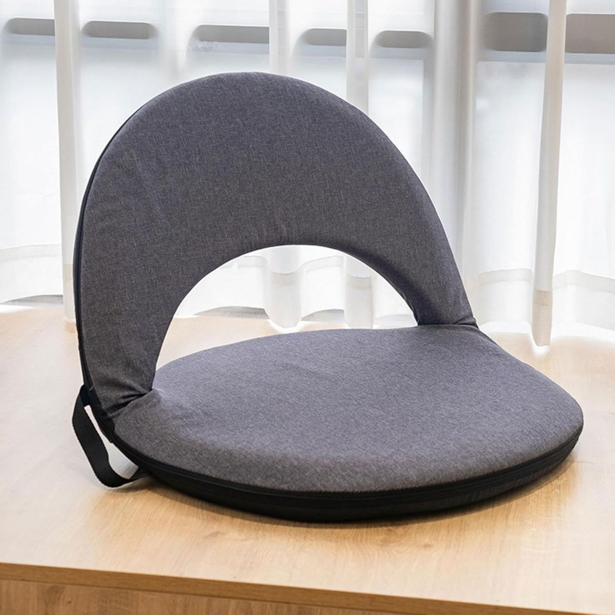 5-Level Adjustable Backrest Support Chair – Grey variant image 2