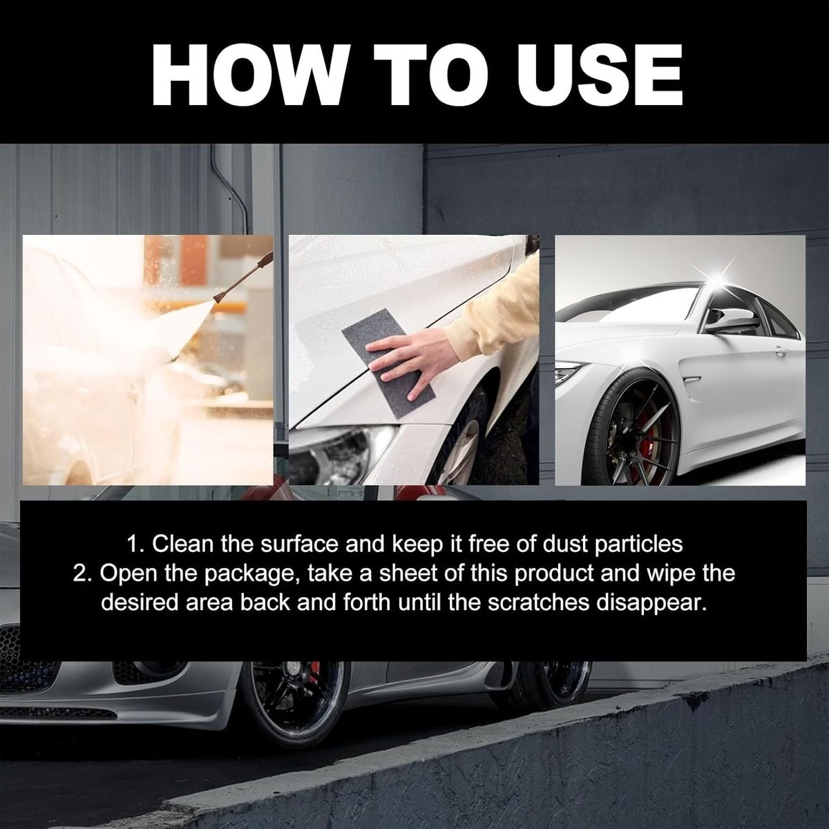 6-Piece Car Paint Scratch Repair Cloth Set variant image 3