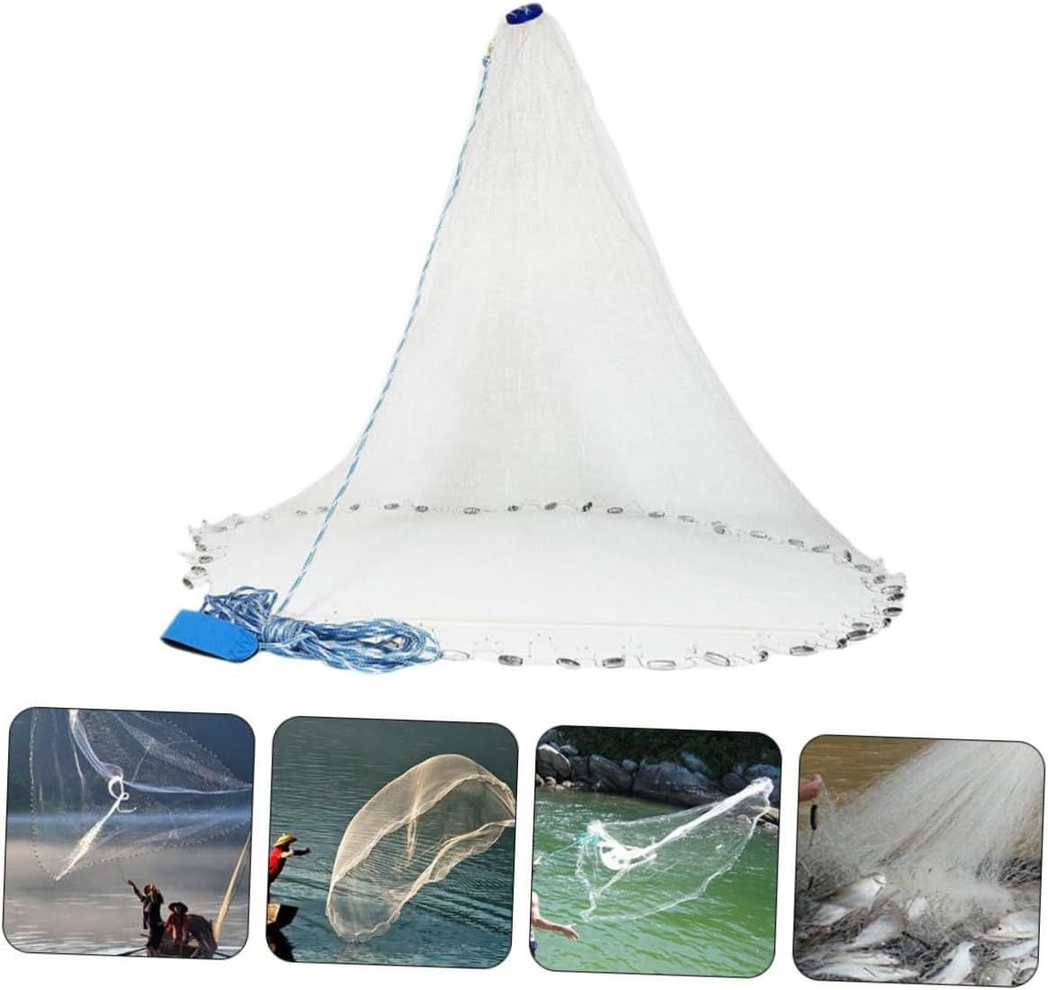 600 cm Large Fishing Cast Net variant image 2