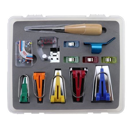 62 Sewing Bias Tape Makers Sewing Kit Set