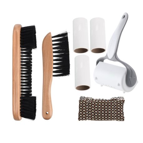 7 Piece Billiards Pool Table Cleaning Rail Brush Set