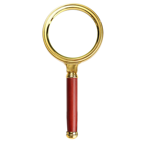 70mm Handheld Magnifier - Gold