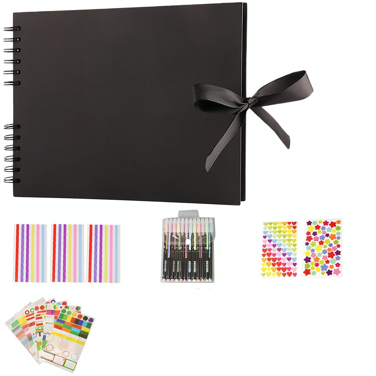 80 Page DIY Scrapbook Memory Book – Handmade Album / Guest Book