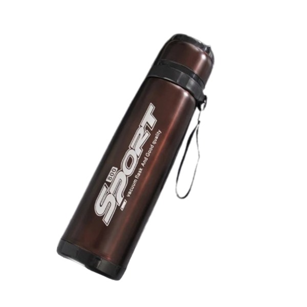 800ml Stainless Steel Vacuum Flask – Brown