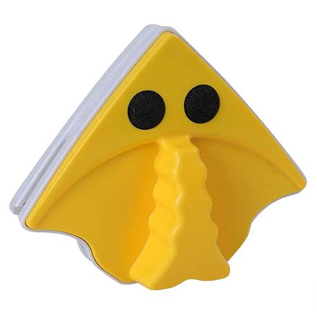 Adjustable Double-Sided Window Cleaning Brush, Glass Wiper -yellow