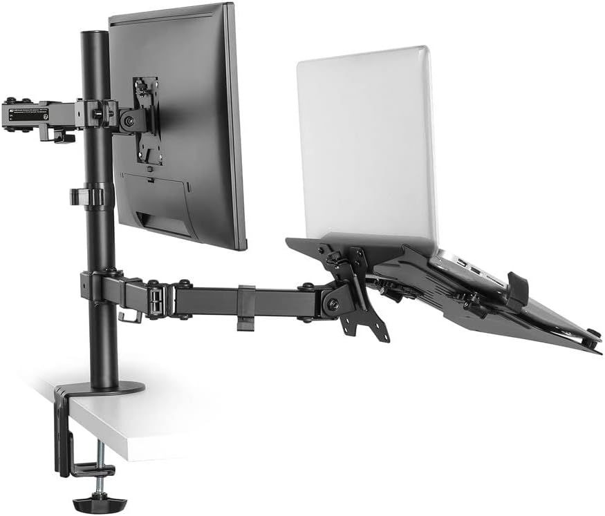 Adjustable Laptop Monitor Arm Stand for Desk Setup variant image 5