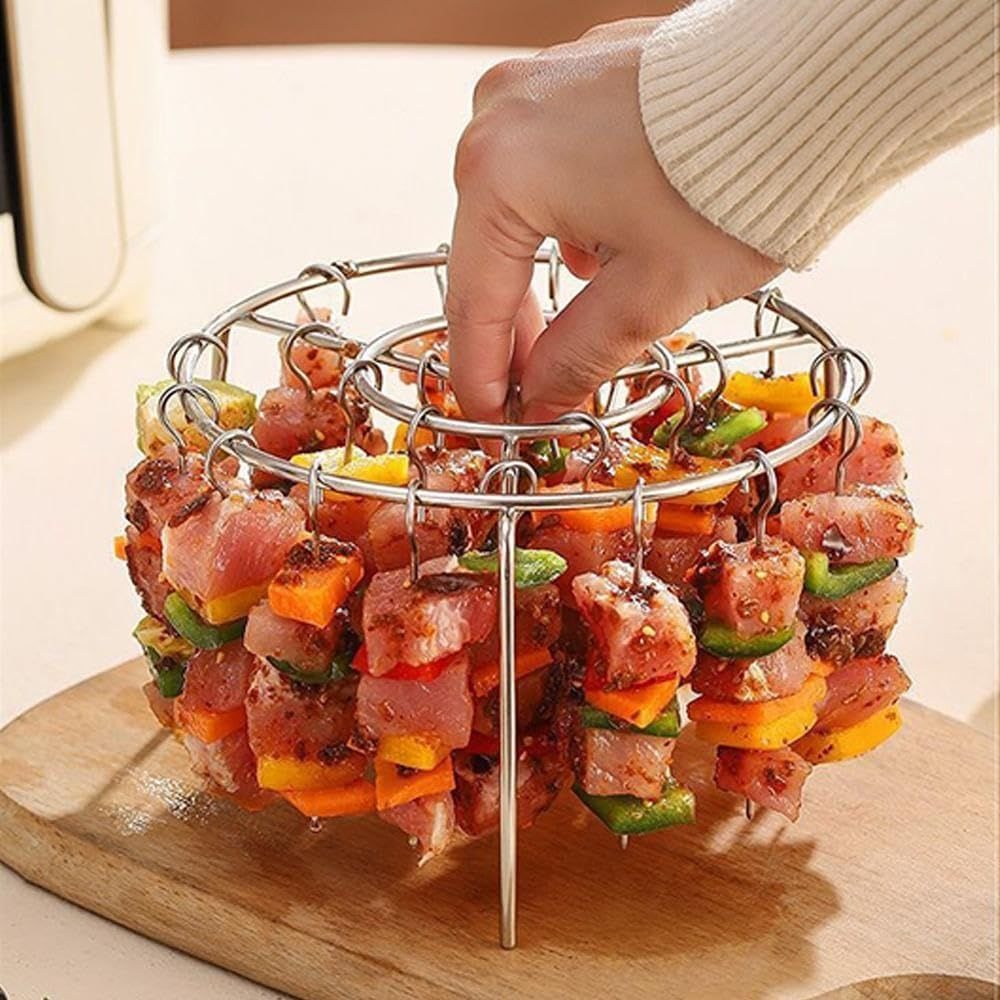 Air Fryer Skewer Stand with 24 Pins variant image 2