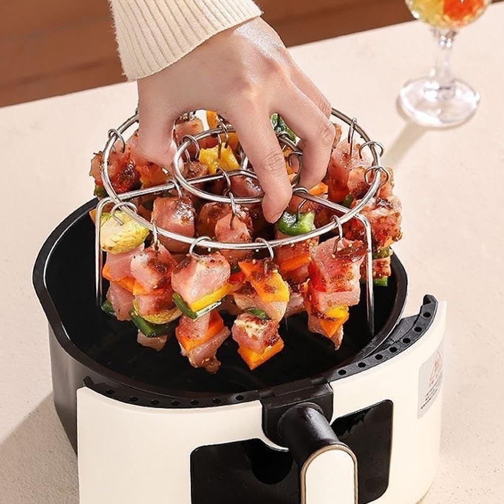 Air Fryer Skewer Stand with 24 Pins variant image 3