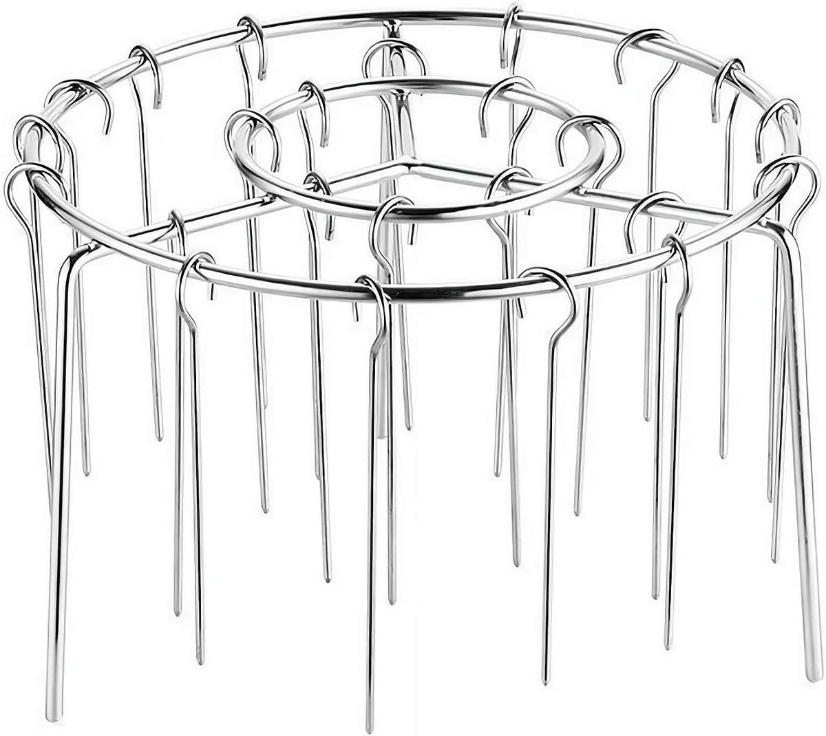 Air Fryer Skewer Stand with 24 Pins