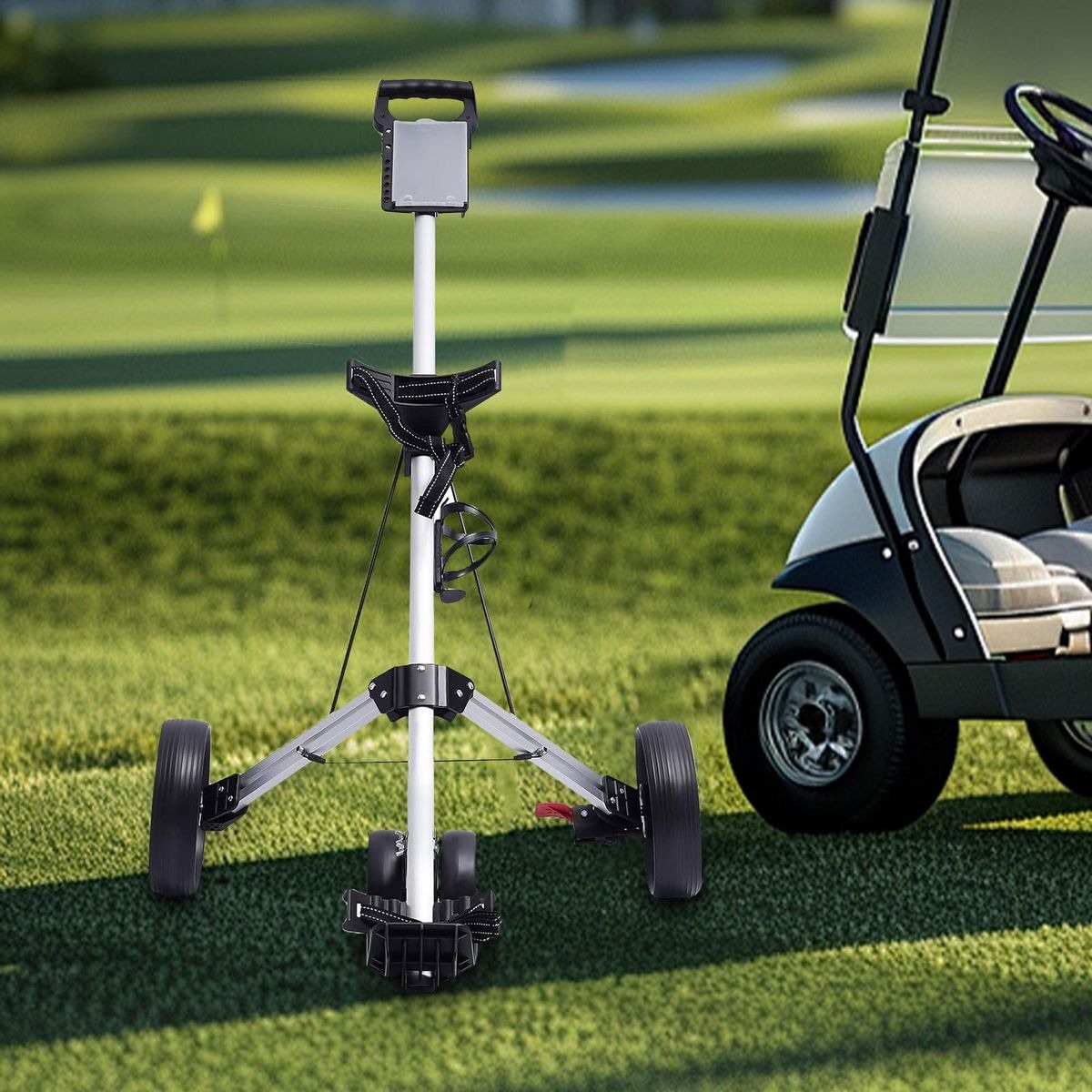 Aluminium 4 Wheel Golf Cart variant image 2