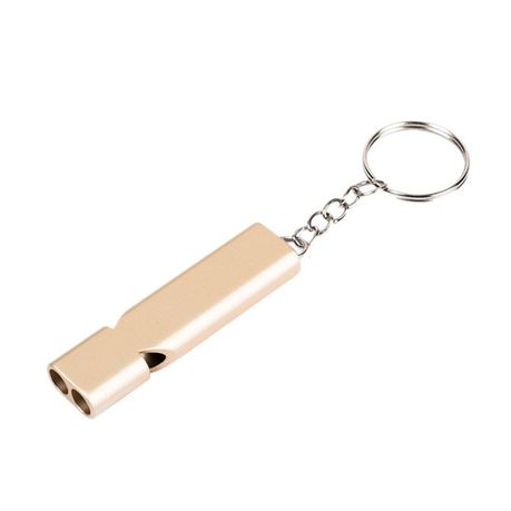 Aluminum Alloy Whistle - Gold