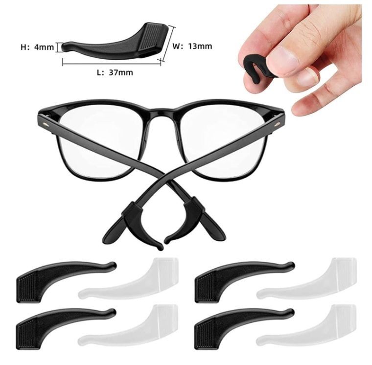 Anti-Slip Silicone Eyeglasses Temple Holders – Sports & Learning Grip Protectors variant image 2