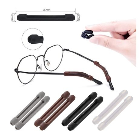 Anti-Slip Silicone Eyeglasses Temple Holders – Sports & Learning Grip Protectors variant image 5