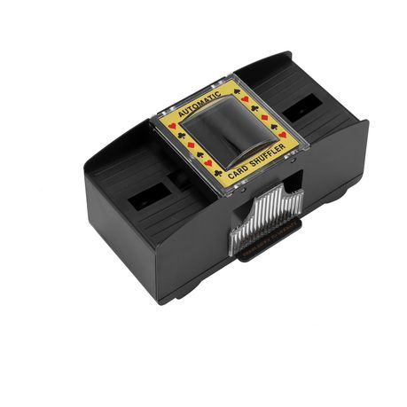 Automatic 2-Deck Labor-Saving Card Shuffler