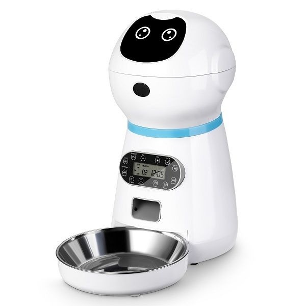 Automatic Dog And Cat Food Feeder With Portion Control And Voice Commands
