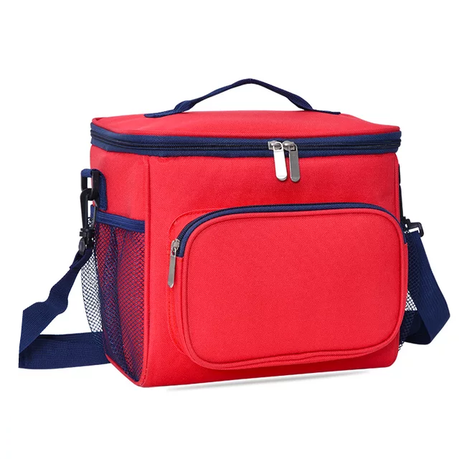 Big Compartment Outdoor Cooler Lunch Bag with Shoulder Strap