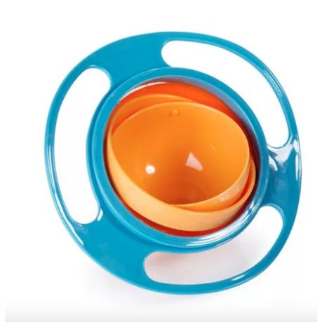 BPA Free 360 Spill-Proof Feeding Bowl - Blue