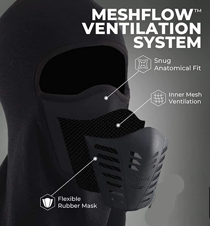 Breathable Full Face Balaclava Mask with Air Vents variant image 4