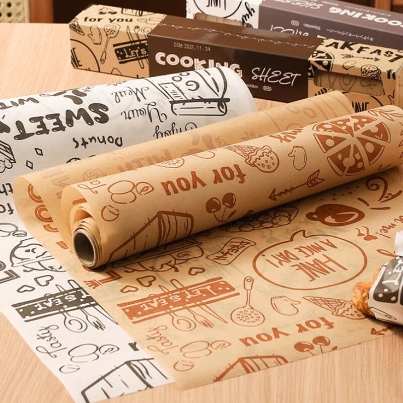 Brown Cooking Sheet Roll – 30cm x 8m variant image 2