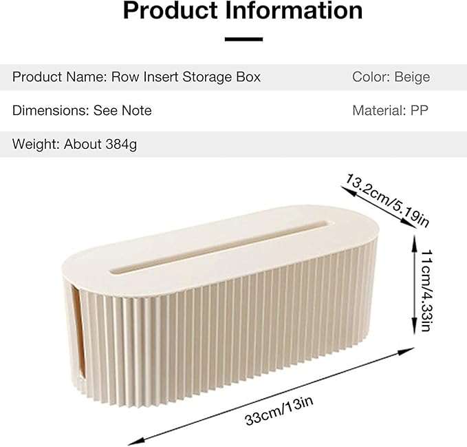 Cable Management Box – Plastic Cord Organizer & Power Strip Cover for Wires and Cables variant image 5