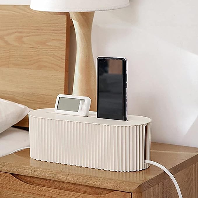 Cable Management Box – Plastic Cord Organizer & Power Strip Cover for Wires and Cables variant image 6