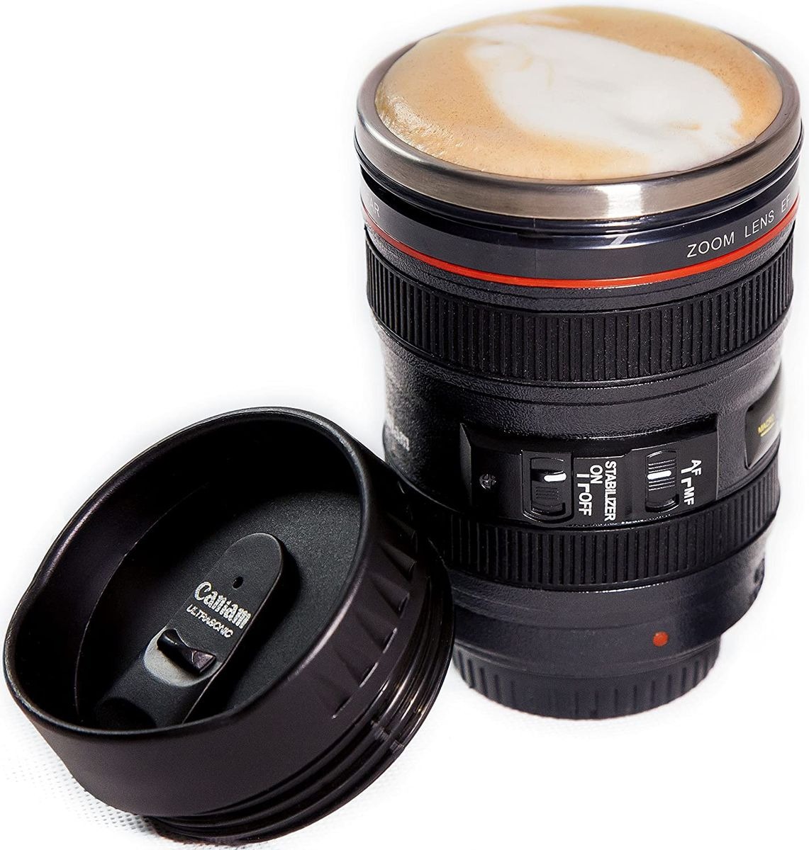 Camera Lens Cup Coffee Travel Mug variant image 2