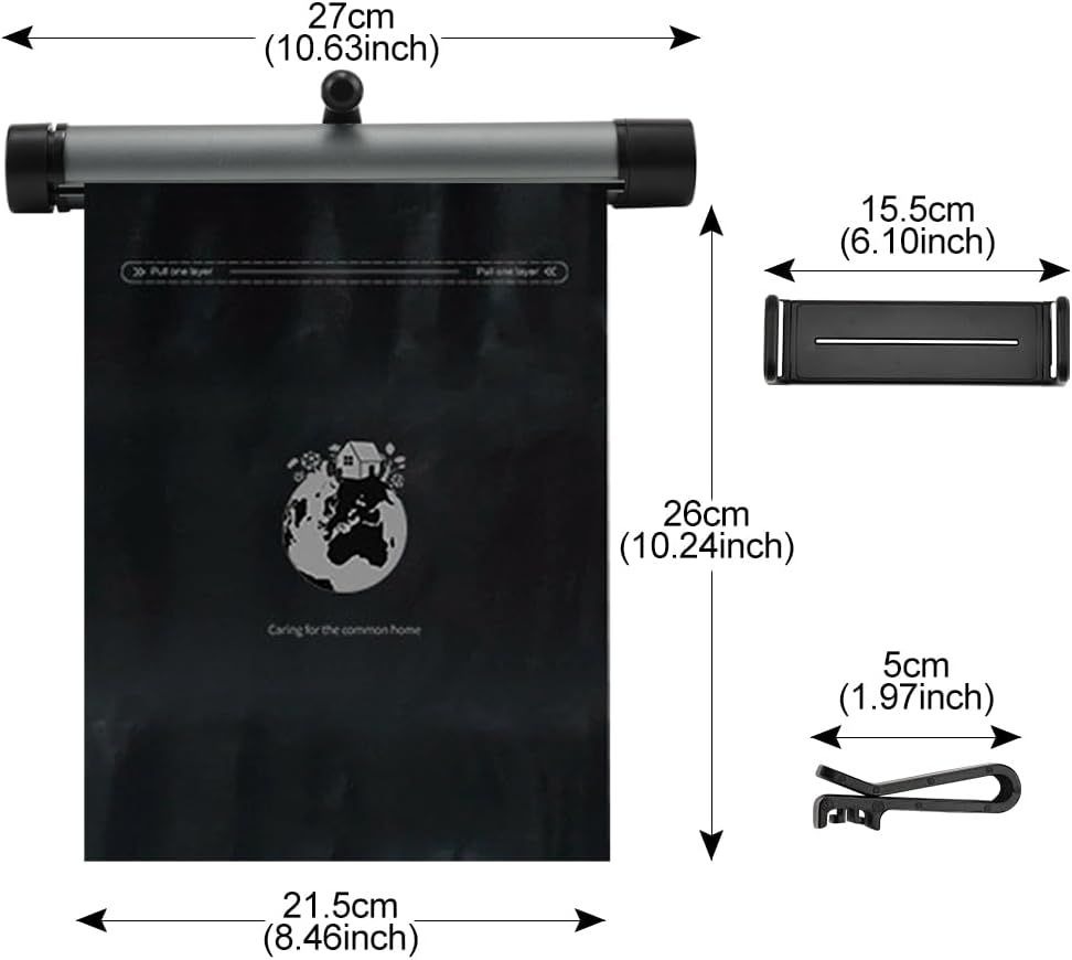 Car Back Seat Organizer Car Trash Storage Device variant image 4