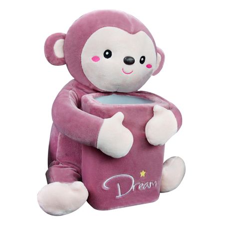 Cartoon Tissue Box Holder-Pink