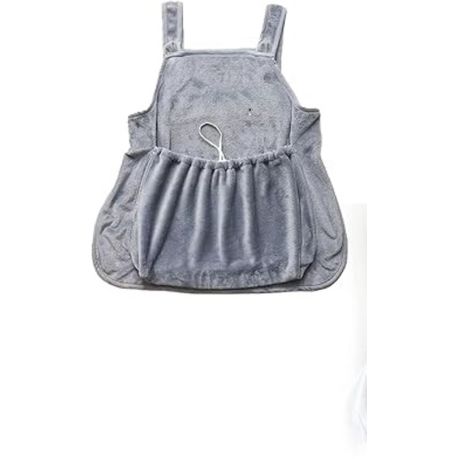Cat Holding Apron, Carrier- Grey