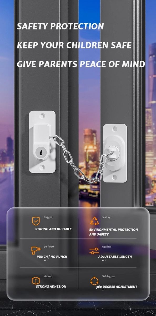 Child Safety Lock for Cabinets and Drawers variant image 5