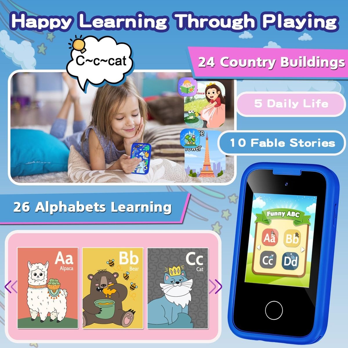 Children’s Toy Cell Phone – Fun Learning Pretend Play Toy variant image 5