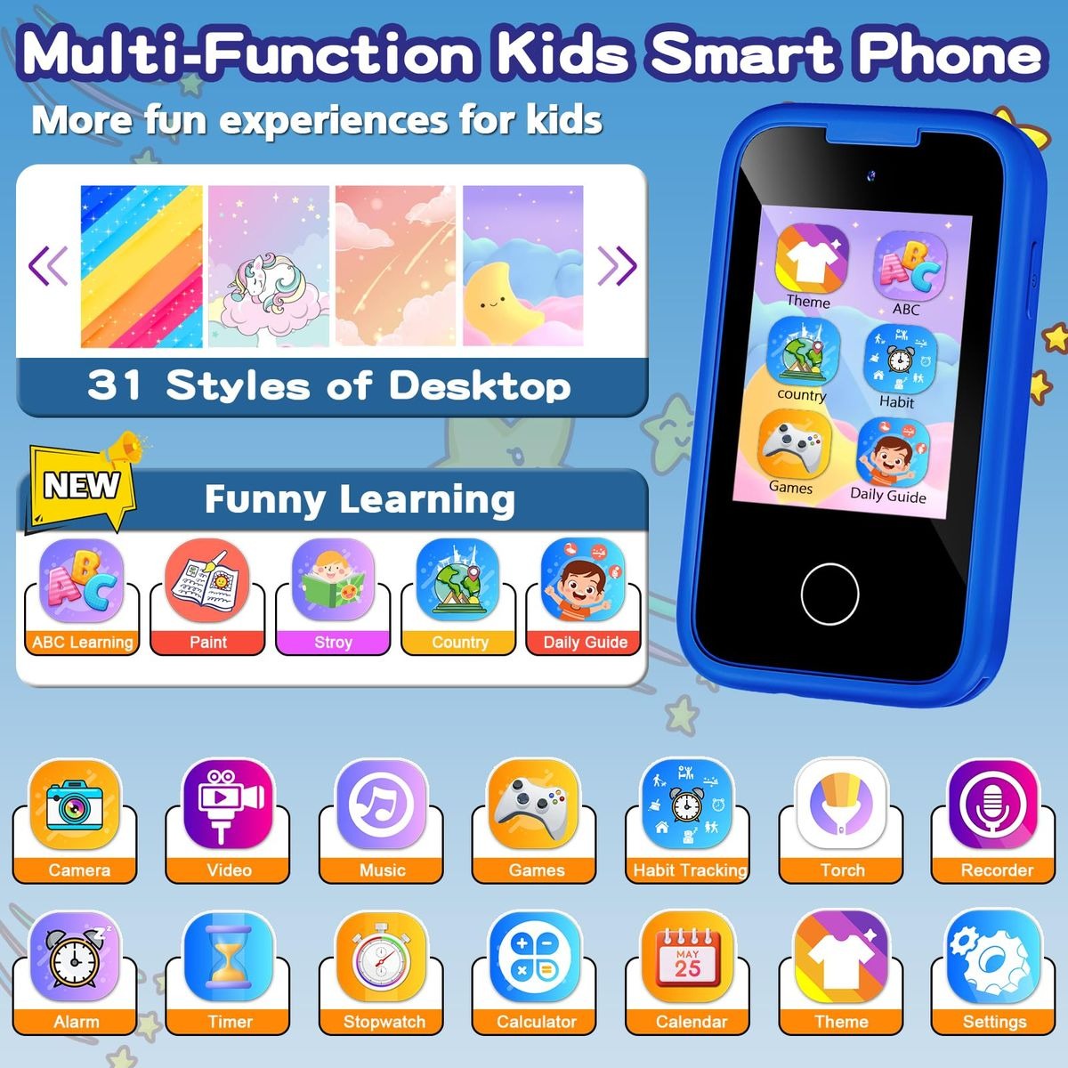 Children’s Toy Cell Phone – Fun Learning Pretend Play Toy variant image 7