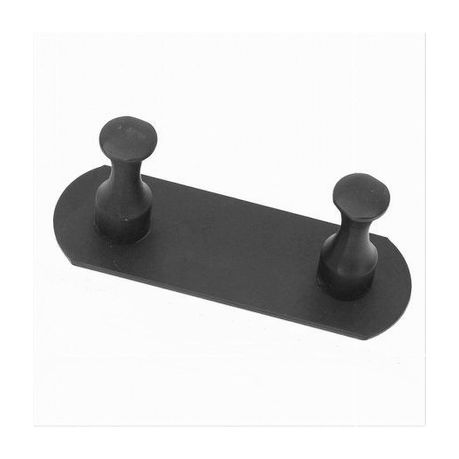 Coat Hangers With 2 Hooks Black